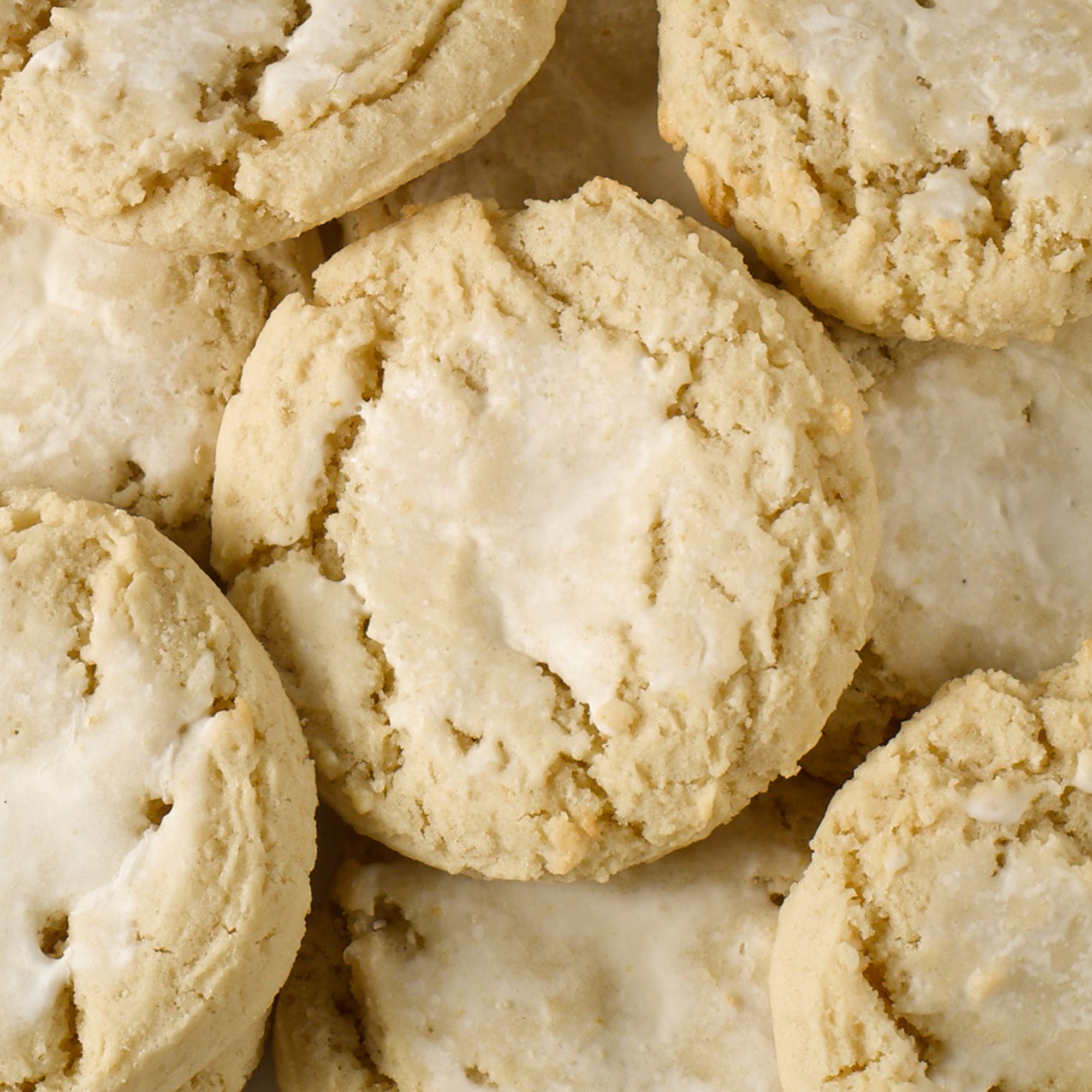 Vegan Glazed Lemon Cookie Hugs