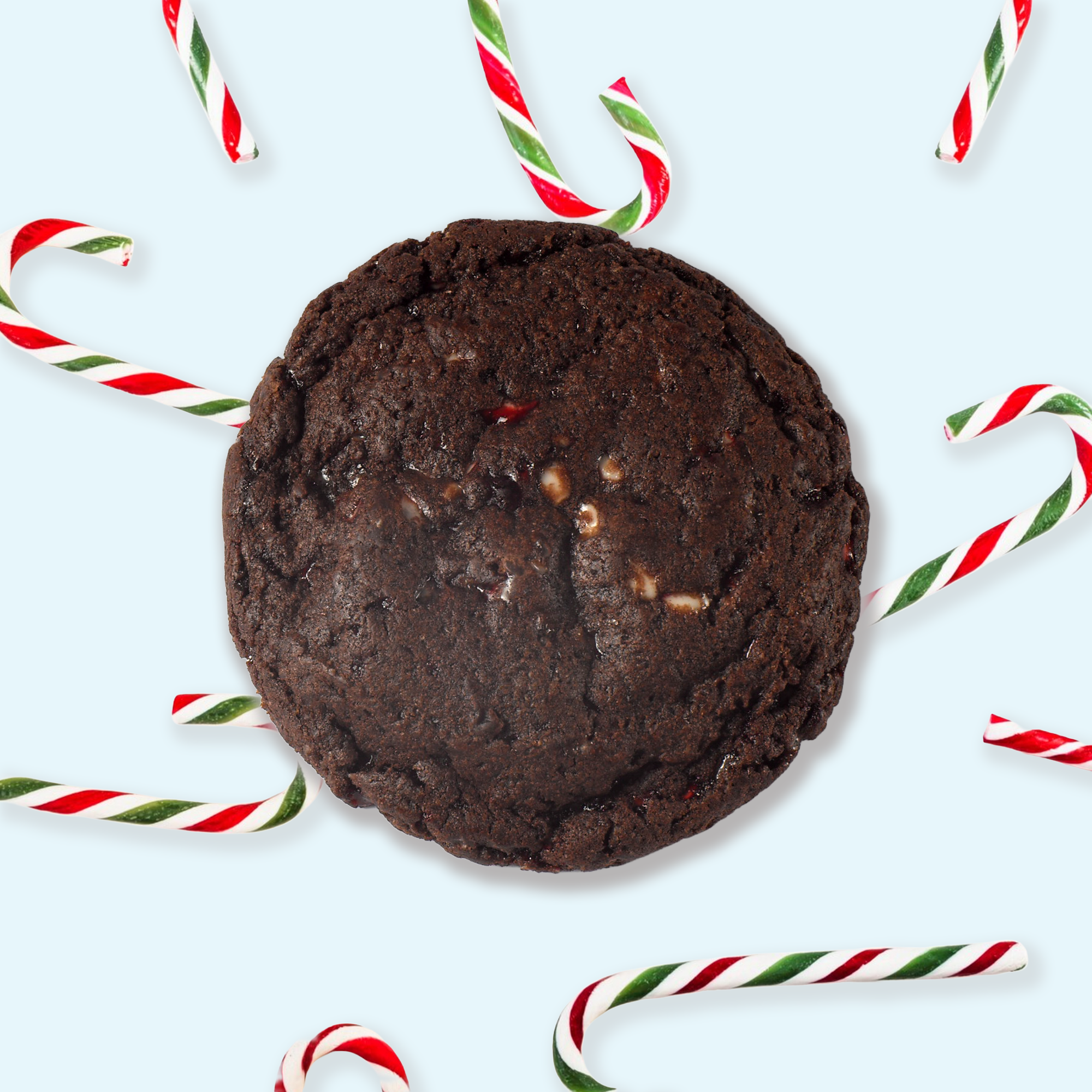 Candy Cane Crunch Cookies