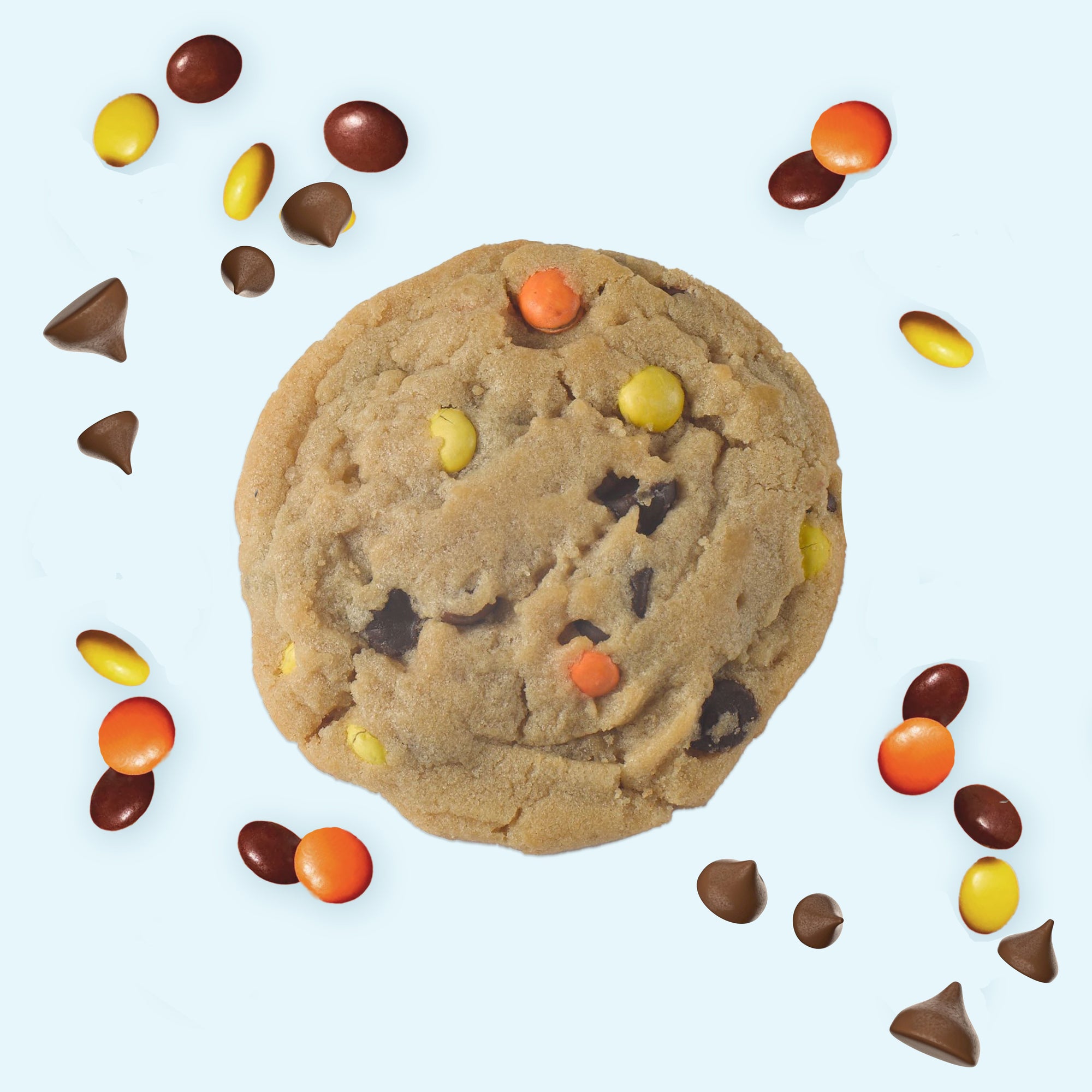 Double Trouble PB Chocolate Chip Cookies - Wholesale 50 Pack Case